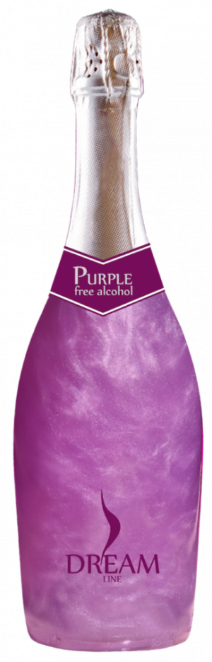FLES SPARKLING DREAMLINE PURPLE ALCOHOLVRIJ-0