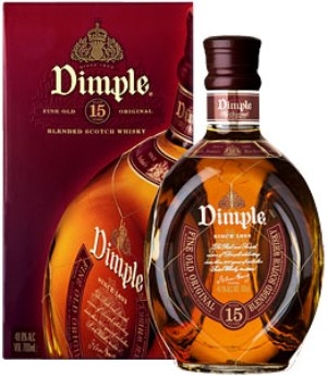 FLES DIMPLE WHISKY 15 YEARS 0.70 LTR-0