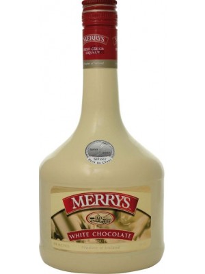 FLES MERRYS WITTE CHOCOLADE CREME 0.70 LTR-0