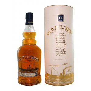 FLES OLD PULTENEY LITER 12 YEARS 1,0 LTR-0