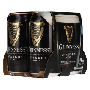 GUINNESS DRAUGHT 4 X 0.33 LTR