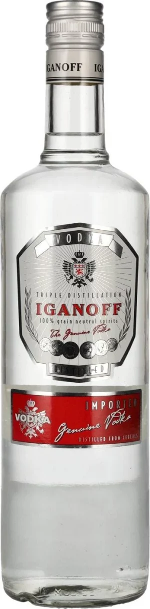 IGANOFF VODKA RED LABEL 1.00 LTR