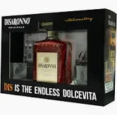 DISARONNO 0,70 LTR GVP ZWART  2 GLAZEN