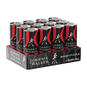 JOHNNIE WALKER WHISKY  COLA 12X0.25